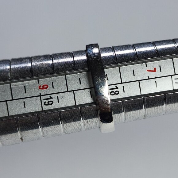 925‎ Sterling Silver Ring Citrine .925 Size 8 - Picture 8 of 10